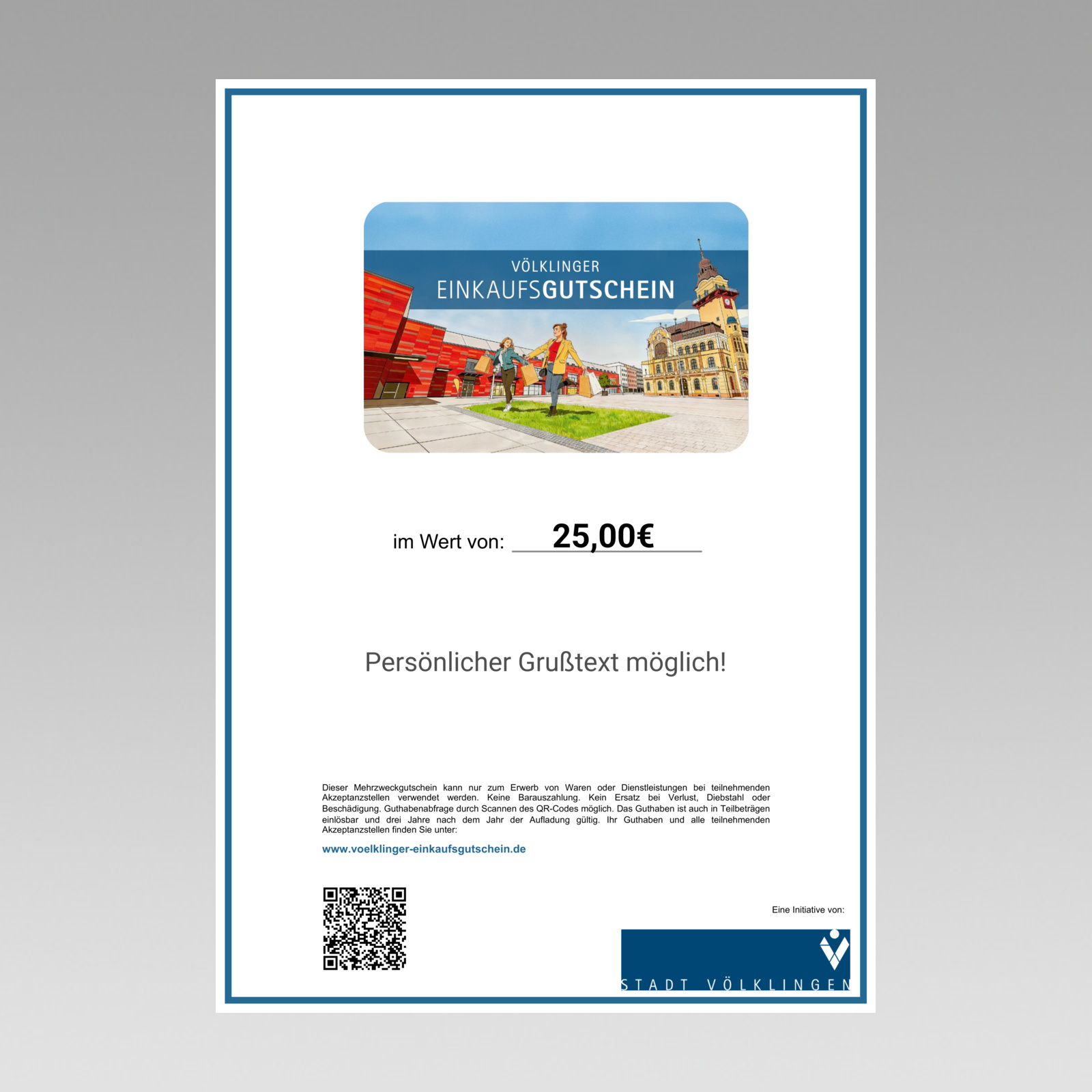 Völklinger Einkaufsgutschein Download